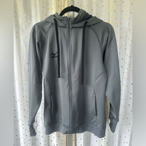 Mizuno Performance Fleece Line Pro Full Zip Stand Up Collar Volleyball Hoodie S - Picture 3 of 11